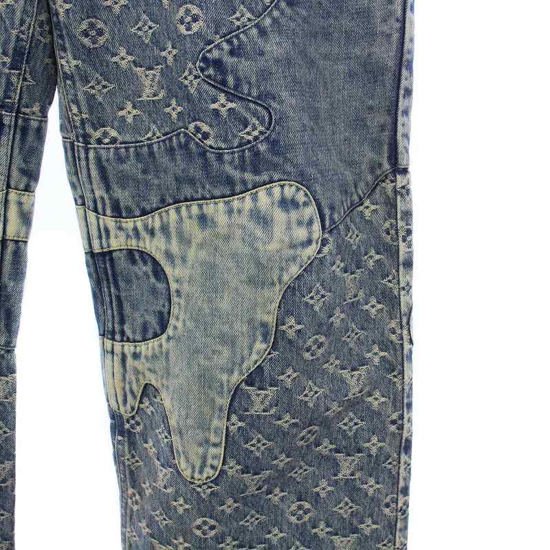 LOUIS VUITTON ルイヴィトン モノグラム パッチワーク デニム LOUIS VUITTON】ルイヴィトン『モノグラム デニム パッチワーク