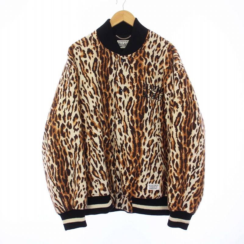 ワコマリア WACKO MARIA 22AW LEOPARD VARSITY JACKET レオパード  