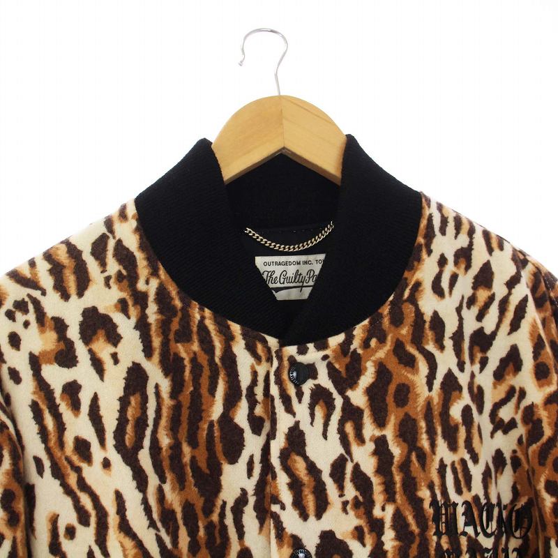 ワコマリア WACKO MARIA 22AW LEOPARD VARSITY JACKET レオパード 