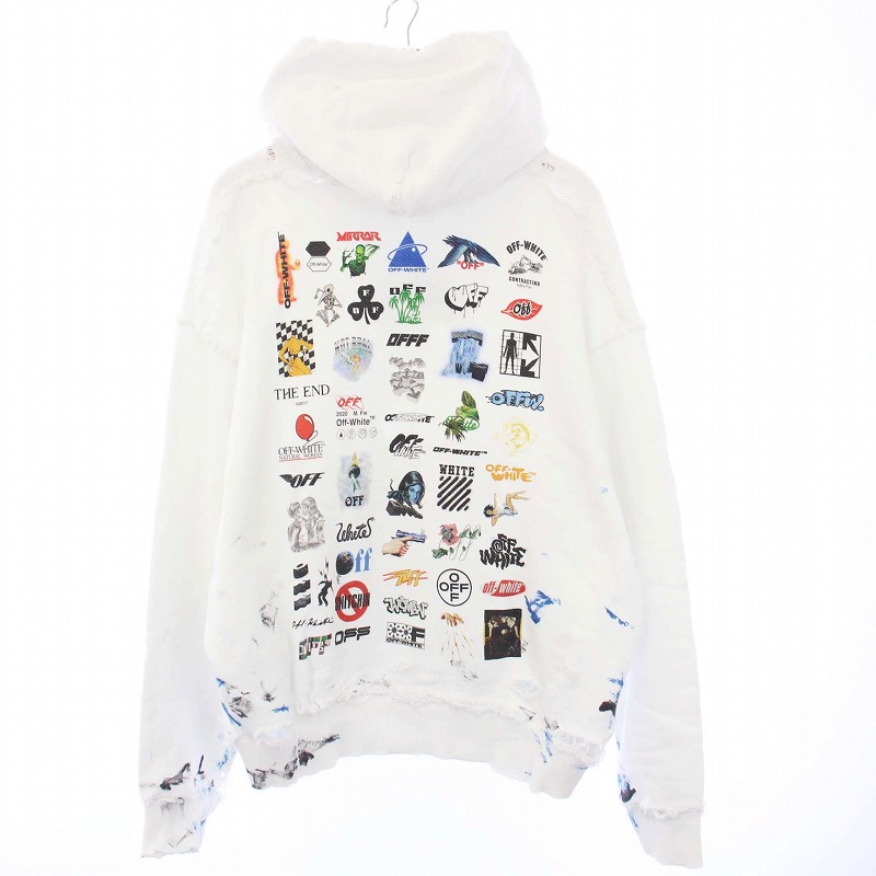 オフホワイト OFF WHITE 24SS CLB SKATE Hoodie プルオーバー パーカー 