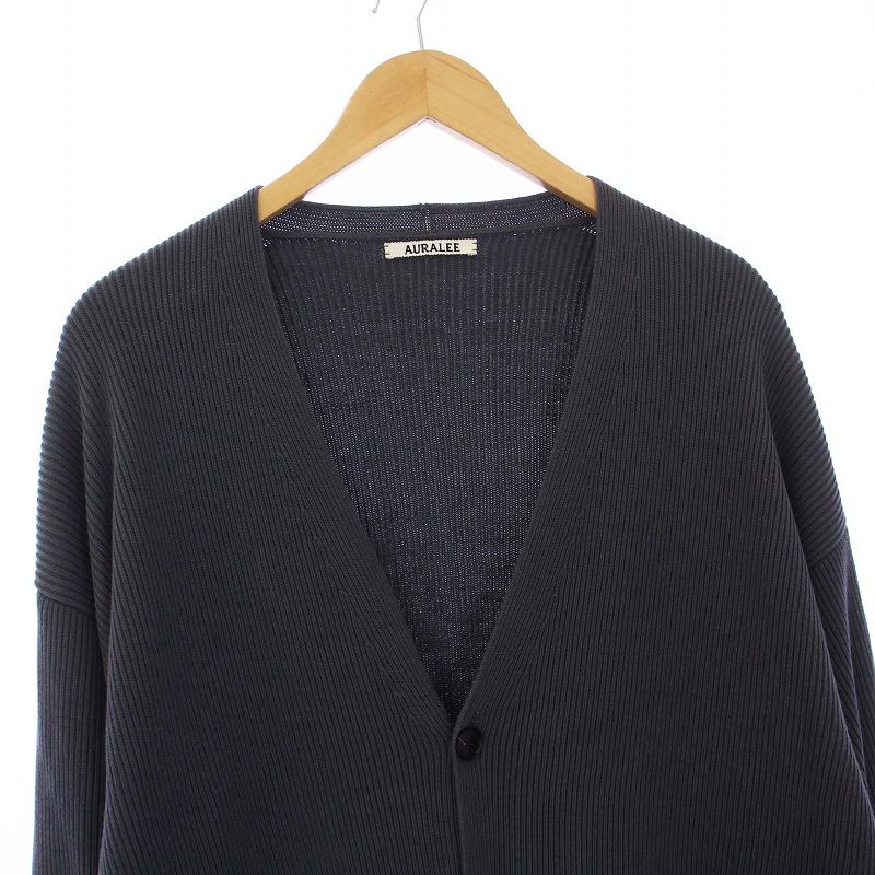 未使用品 オーラリー AURALEE タグ付き 22SS Super Hard Twist Rib  