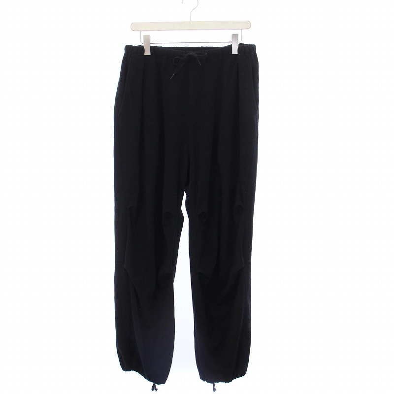 未使用品 コモリ COMOLI 24SS コットンジャージ ニータックパンツ 