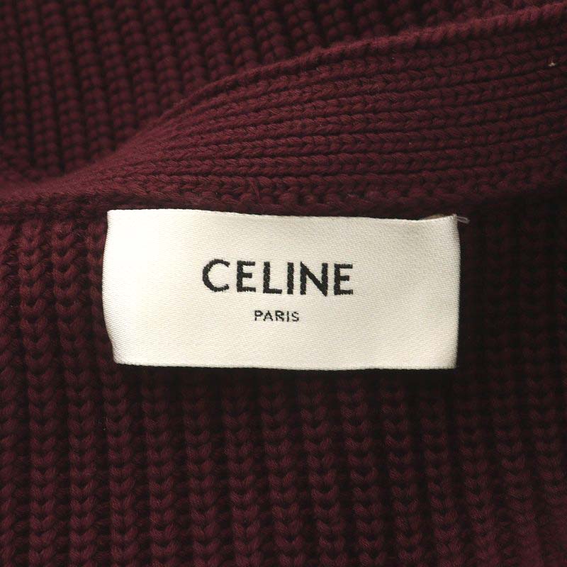 セリーヌ CELINE by Hedi Slimane 23AW カレッジ カーディガン ロゴ 