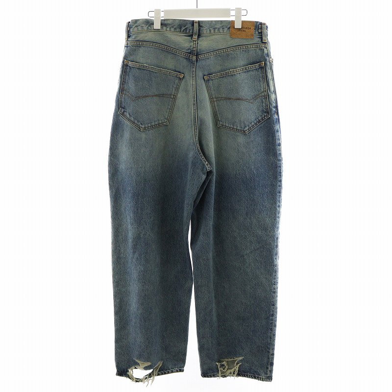 未使用品 バレンシアガ BALENCIAGA UNISEX Destroyed Baggy Jeans  