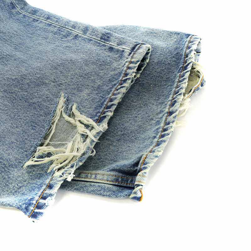 未使用品 バレンシアガ BALENCIAGA UNISEX Destroyed Baggy Jeans 