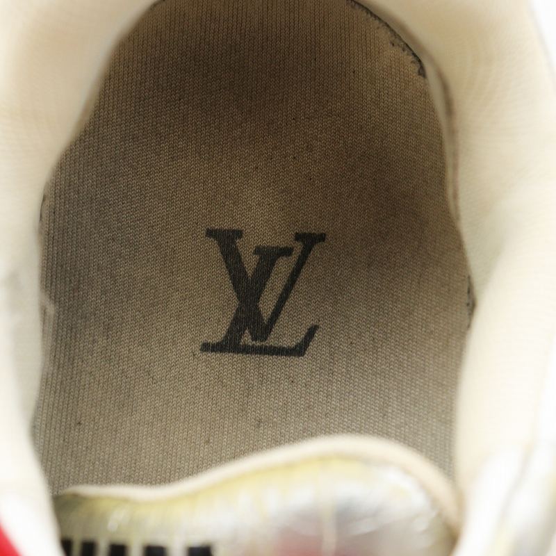 LVトレイナー・ラインスニーカー メタリックレザー シルバー シューズ 楽天市場】LOUIS VUITTON ルイ・ヴィトン LVトレイナー・ライン