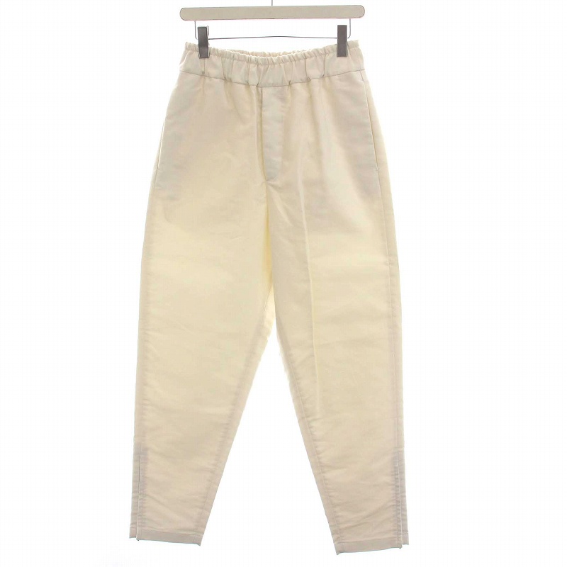 ジルサンダー JIL SANDER テーパードパンツ スラックス コットン 裾 