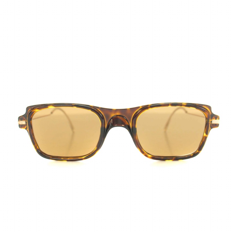 美品☆ 【PRADA 】べっ甲ブラウンサングラス ケース付き プラダ PRADA サングラス 眼鏡 セルフレーム べっ甲柄 ケース