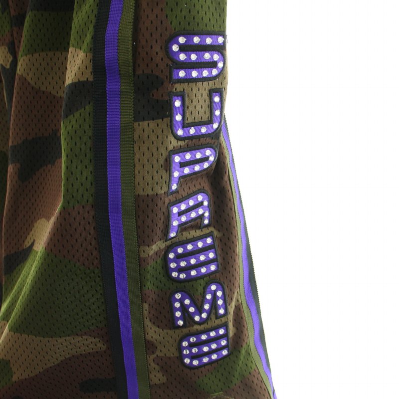 シュプリーム SUPREME 19SS ラインストーンバスケットボールショーツ