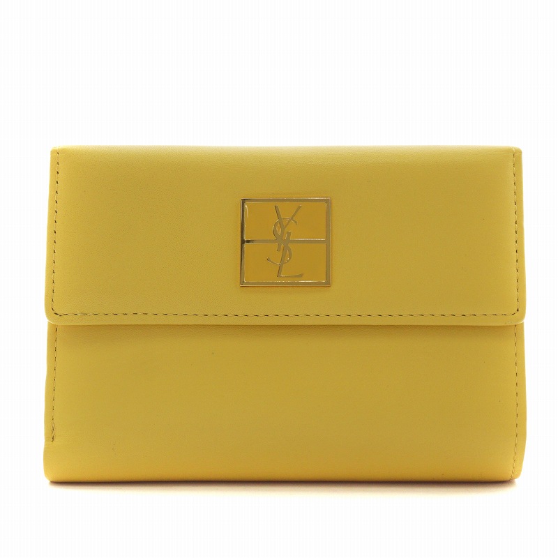 イヴサンローラン YVES SAINT LAURENT YSL カサンドラロゴ 財布 二 