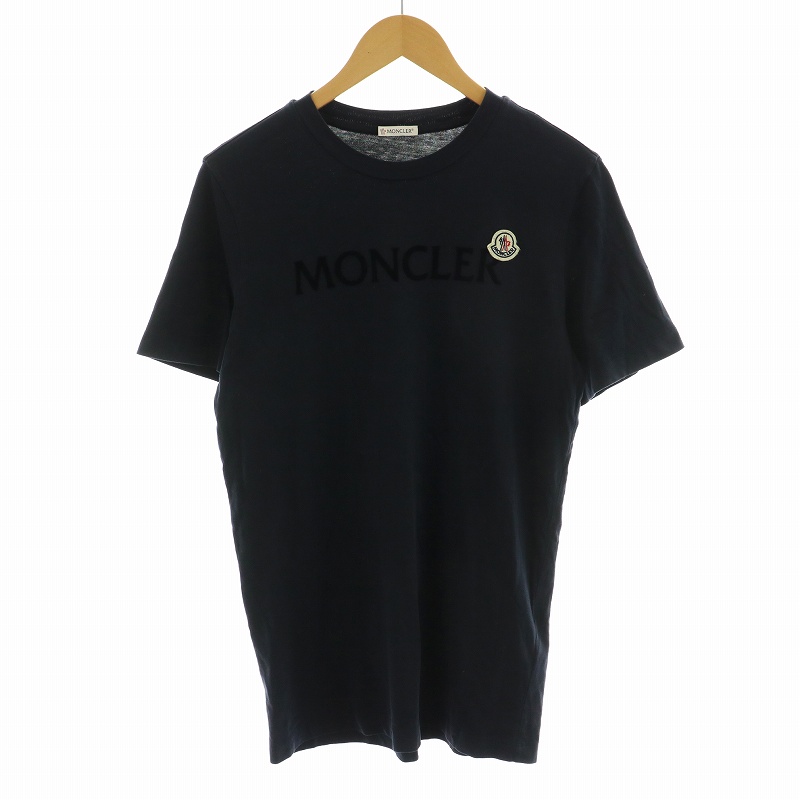 モンクレール MONCLER Tシャツ カットソー 半袖 フロックロゴ XS