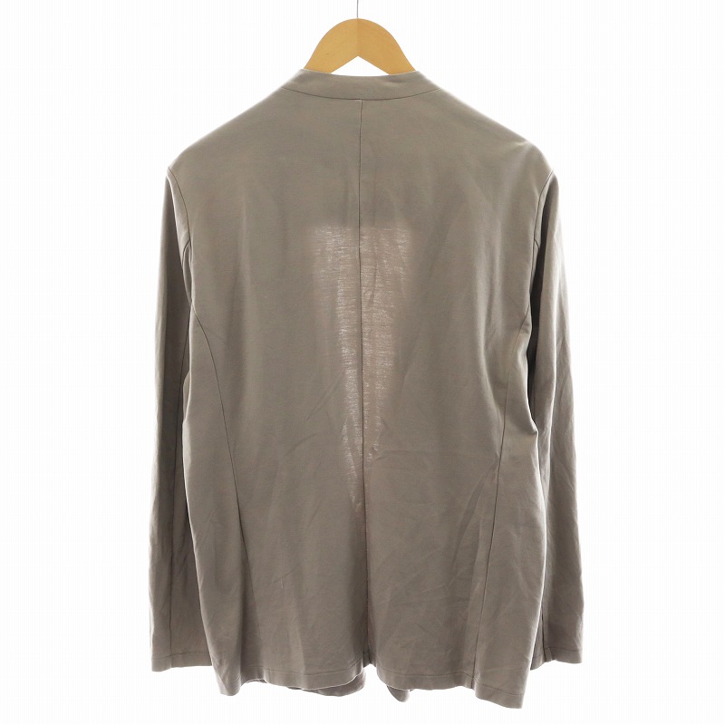 アタッチメント ATTACHMENT COTTON DOUBLE FACE COLLARLESS CARDIGAN