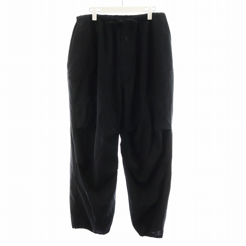 COMOLI コモリ 24SS Z01-03016 タグ付き ウール ストライプ 二ータック  