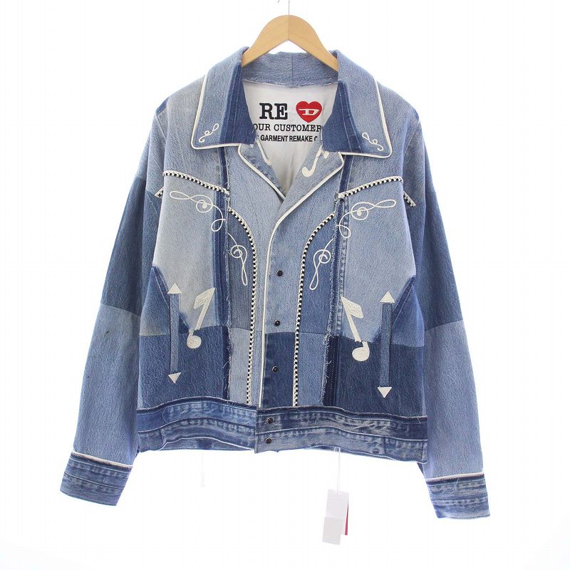 ディーゼル DIESEL RED TAG READYMADE 再構築デニムジャケット G