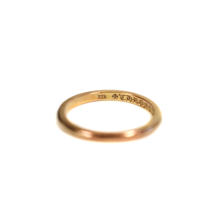 クロムハーツ CHROME HEARTS 22K NTFL リング 指輪 7号 ゴールド