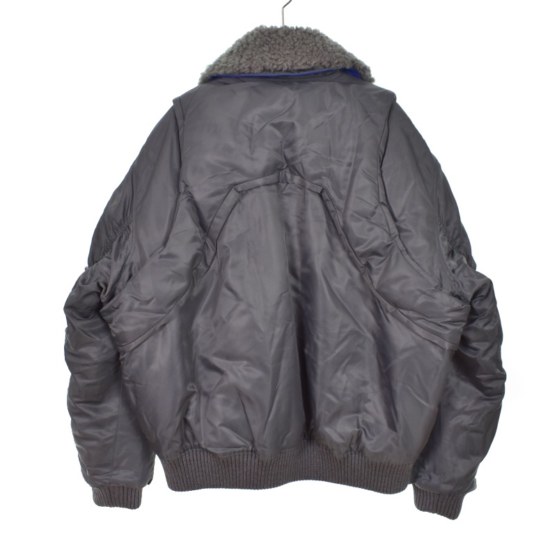 ルイヴィトン LOUIS VUITTON ムートンカラー フライトジャケット 襟