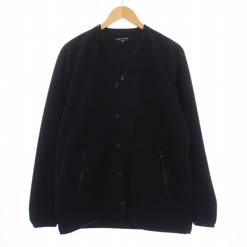 コムデギャルソンオム COMME des GARCONS HOMME ノーカラーフリース 