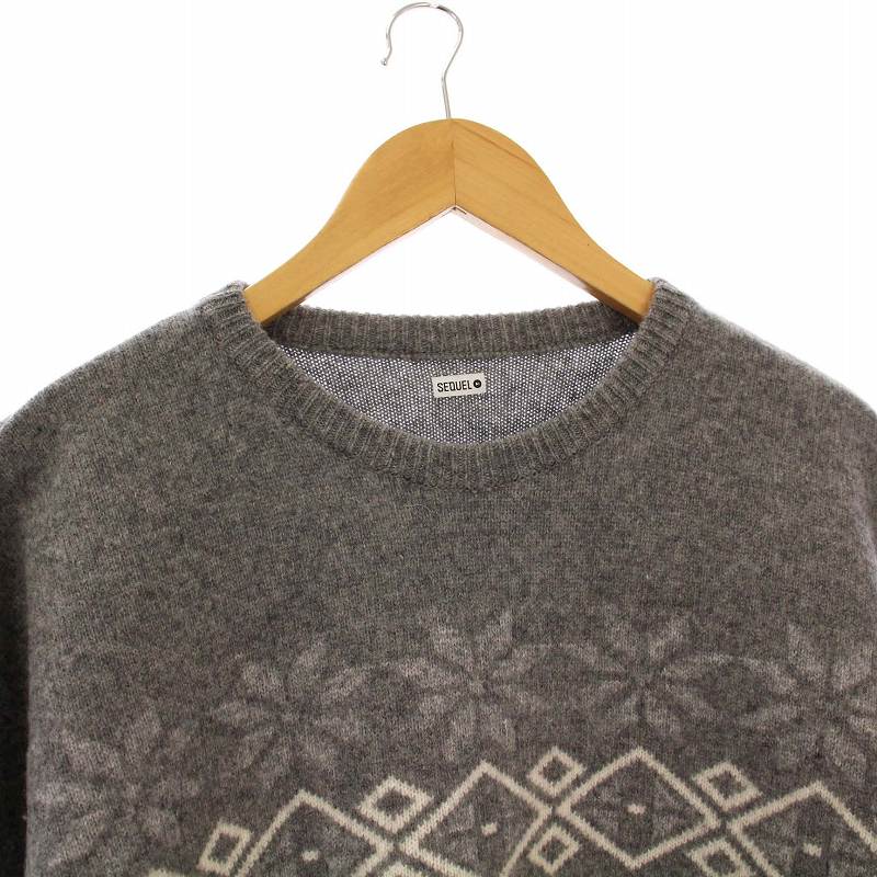 シークエル SEQUEL セーター Lサイズ ノルディック 【公式通販】
