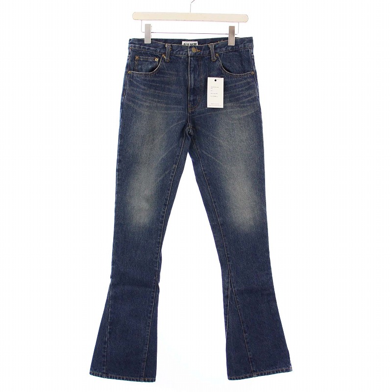 アウィナイト AUI NITE Indigo blue flare denim pants インディゴ 