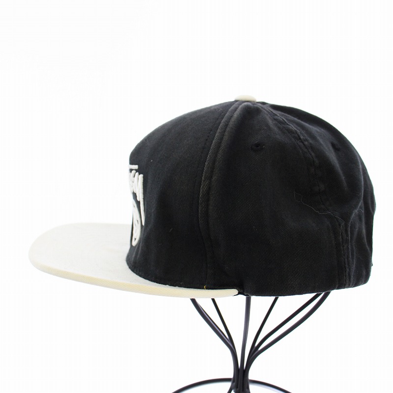 ステューシー STUSSY キャップ 野球帽 帽子 ロゴ刺繍 コットン