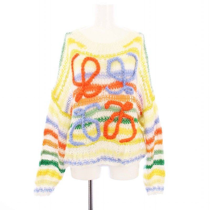 ロエベ LOEWE STRIPE MOHAIR SWEATER ストライプモヘアセーター ロエベ LOEWE STRIPE MOHAIR SWEATER ストライプモヘアセーター