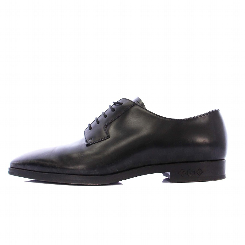 【中古】ルイヴィトン ミニスター ダービー ダミエ･グラディエント ビジネスシューズ ドレスシューズ 7 黒 1ACDF8 ルイヴィトン LOUIS VUITTON ミニスター ダービー ダミエ