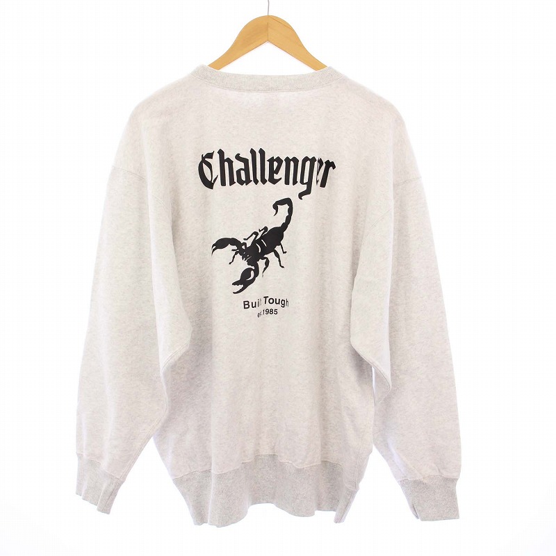 未使用品 チャレンジャー CHALLENGER SCORPION C/N SWEAT スコーピオン 