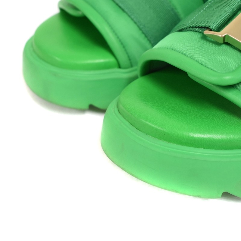 BOTTEGA VENETA グリーン ビーチサンダル 42 メンズ ハイブランド