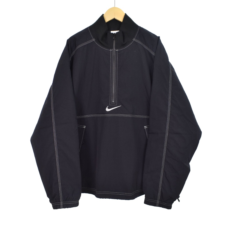 ナイキ NIKE シュプリーム Supreme 24SS Ripstop Black Half-Zip