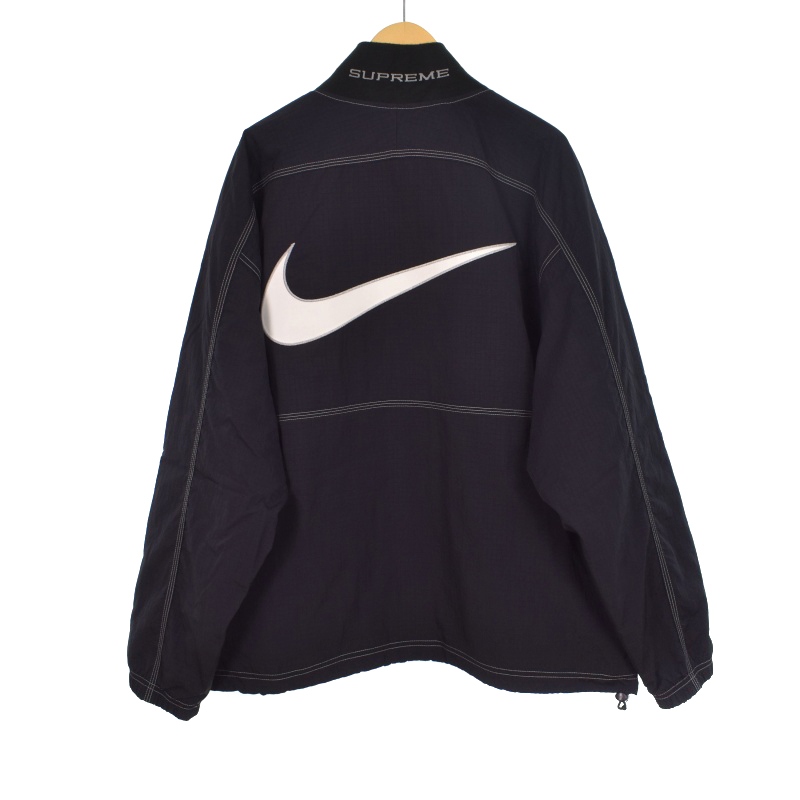 ナイキ NIKE シュプリーム Supreme 24SS Ripstop Black Half-Zip