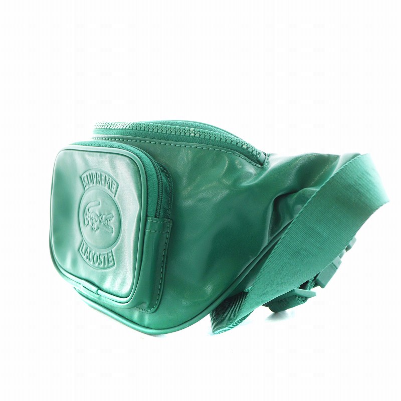 Supreme シュプリーム バッグ LACOSTE L!VE ウエストバッグ 美品】Supreme シュプリーム バッグ / LACOSTE L!VE フェイク