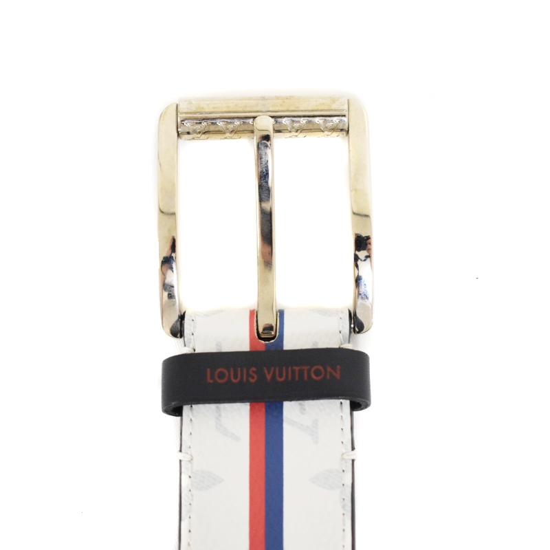 7日まで限定！ LOUIS VUITTON ラバーベルト ホワイト 7日まで限定！ LOUIS VUITTON ラバーベルト ホワイト
