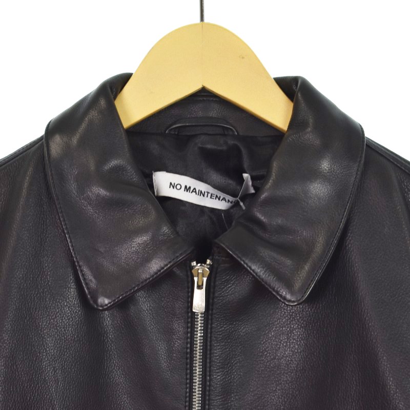 ジャケット・アウター NO MAINTENANCE Black Trucker Jacket S NO MAINTENANCE Black Trucker Jacket S