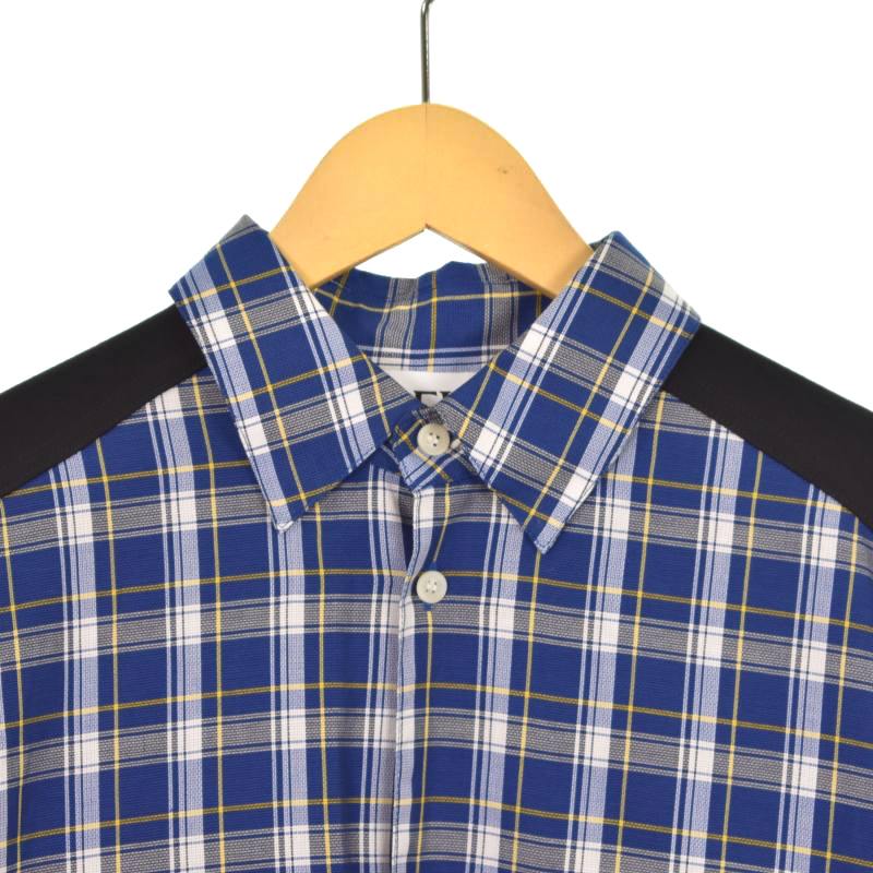 ロエベ LOEWE 22AW アナグラムレザーパッチ バックフリース チェック