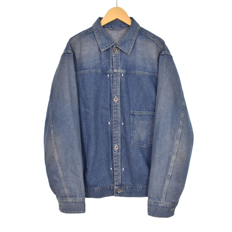 マーティーアンドサンズ MAATEE&SONS 24SS LIGHT OZ DENIM PLEATED 