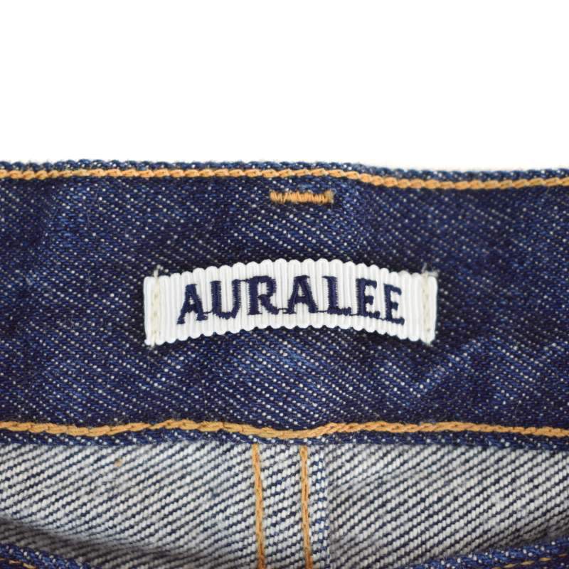 AURALEE ハードツイストデニム ワイドパンツ サイズ30 インディゴ Auralee ハードツイストデニム ワイドパンツ インディゴ