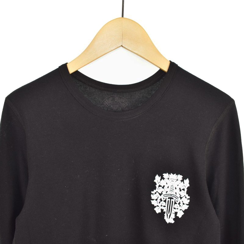 クロムハーツ CHROME HEARTS ロングワッフルTシャツ ヘアリーダガー 