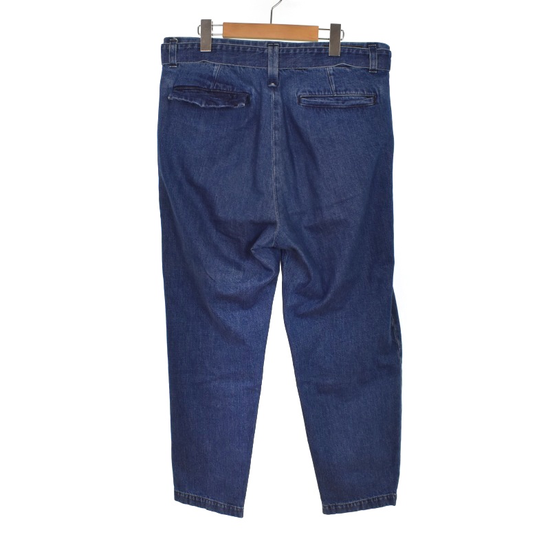 CULLNI クルニ デニム パンツ ジーンズ ジーパン インディゴ フレア クルニ CULLNI LONG BELT TAPERED PANTS ベルト デニムパンツ