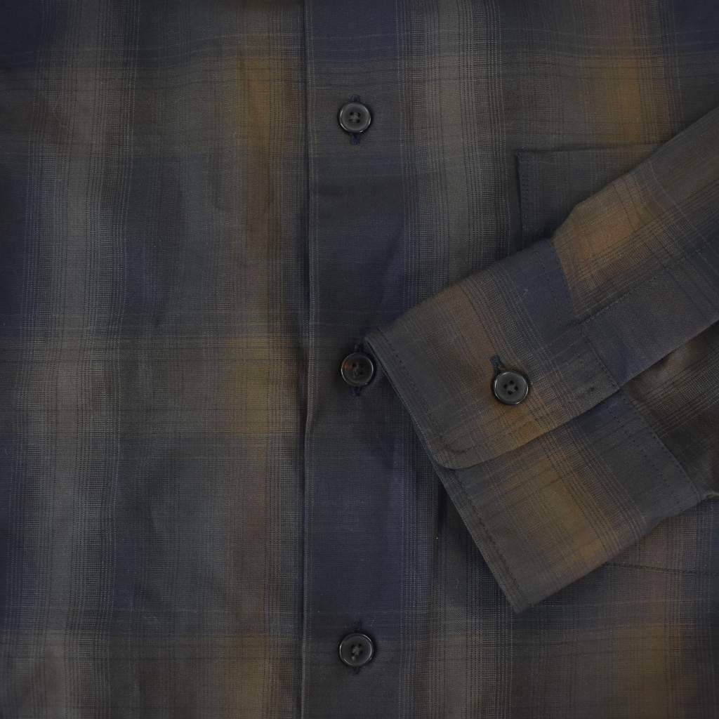 オーラリー スーパーライトウールシャツ ブラウン サイズ4 オーラリー AURALEE 23SS SUPER LIGHT WOOL CHECK SHIRT