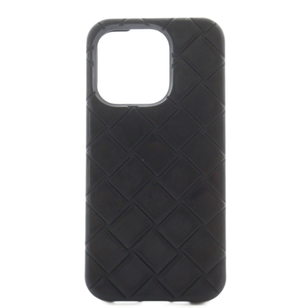 Bottega Veneta ブラック iPhone15proケース ボッテガ iphone ケース