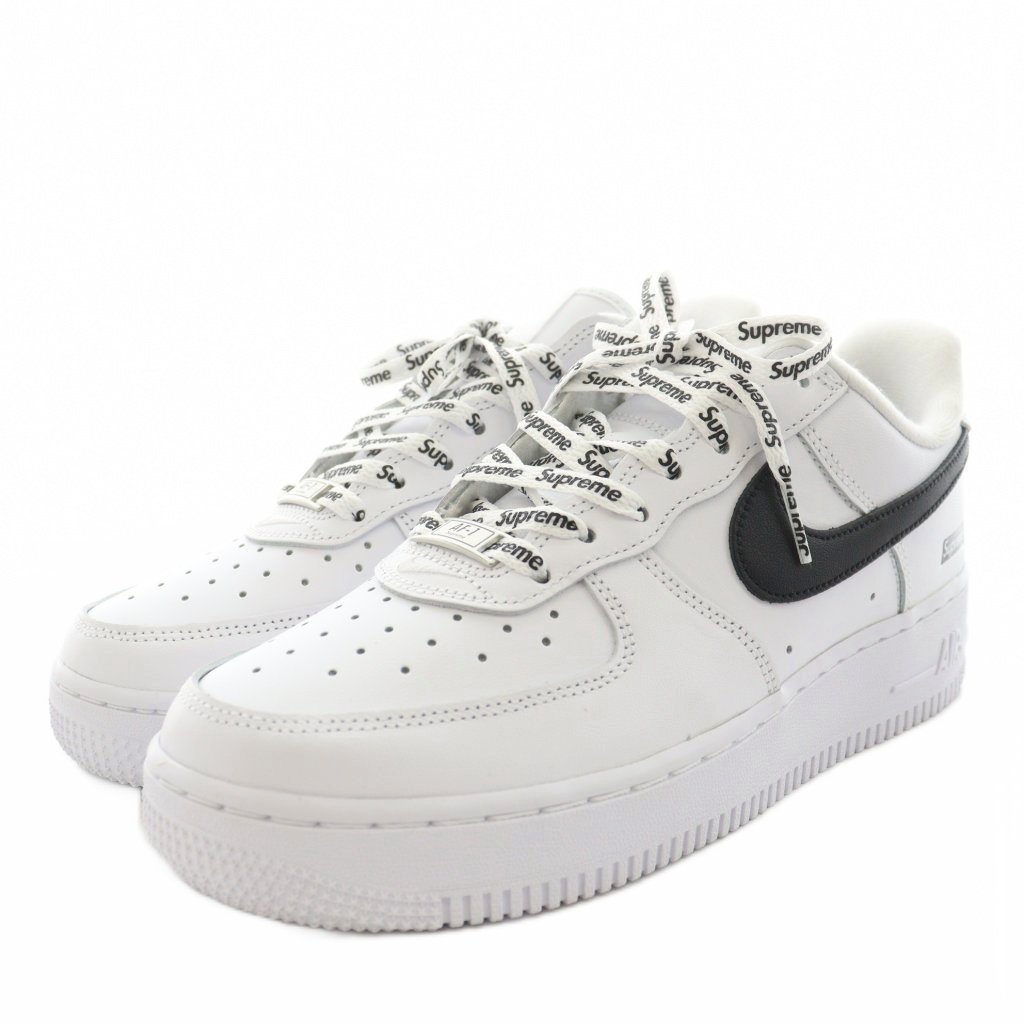 未使用品 ナイキ NIKE × シュプリーム Supreme エアフォースワン ロー 