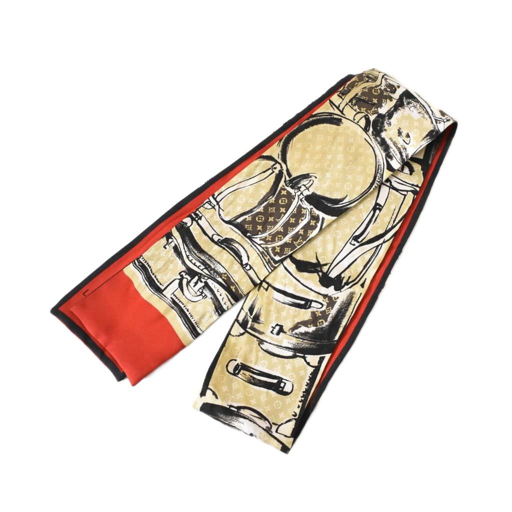 ルイヴィトン LOUIS VUITTON バンドートランク ナロー スカーフ ルイヴィトン LOUIS VUITTON バンドートランク ナロー スカーフ