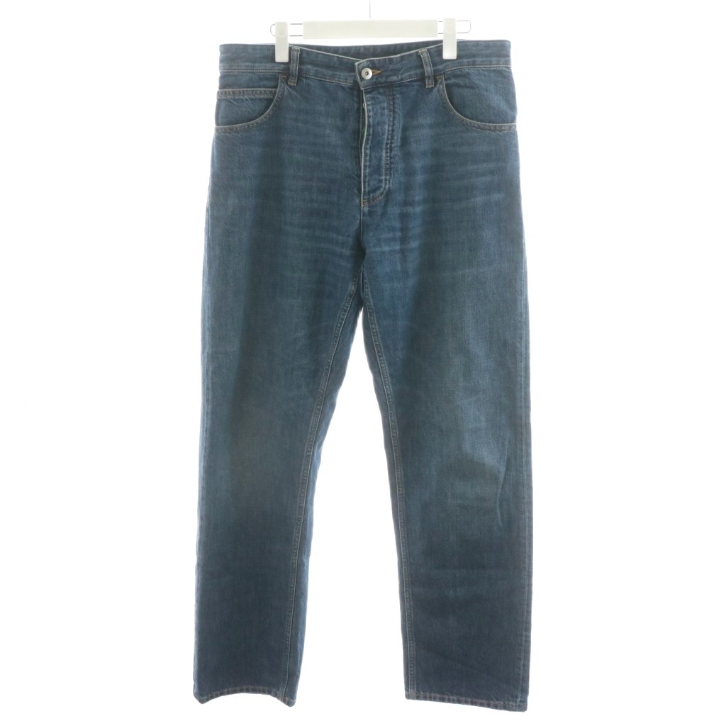 BOTTEGA VENETA デニムパンツ メンズ ボッテガベネタ 中古　古着 BOTTEGA VENETA ボッテガヴェネタ ジーンズ 710238 V2EN0 メンズ デニムパンツ ストレート ジーパン Gパン ウォッシュ  コットン 4715 | インポートセレクトmusee