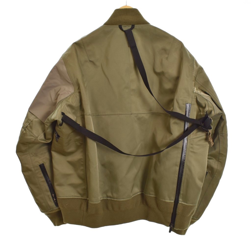 ジャケット ブルゾン ジャケットドッキングボンバージャケット レディース 未使用品sacai 21AW MA-1ボンバージャケット sacai ⁄ サカイ | 異