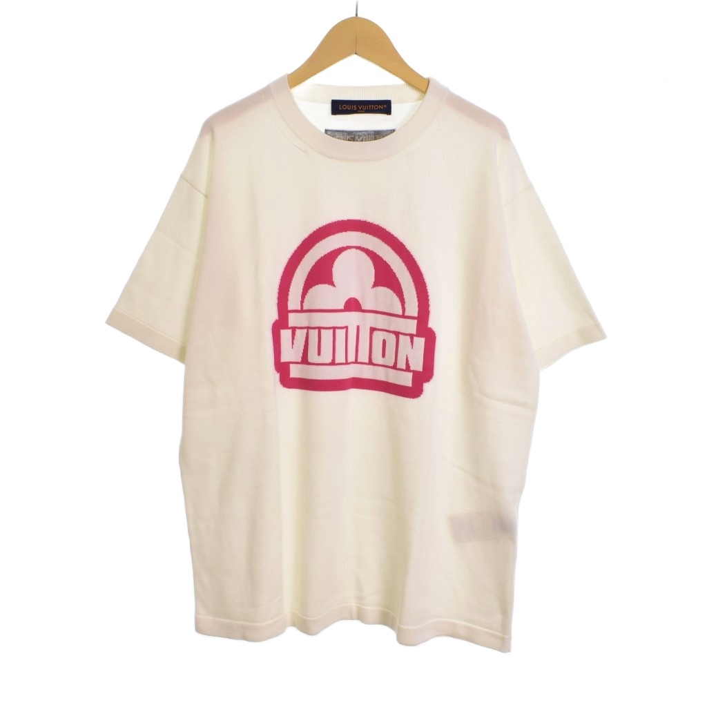 LOUIS VUITTON - 極美品 LOUIS Louis Vuitton ホワイト 半袖 LOUIS VUITTON - 極美品 LOUIS Louis Vuitton ホワイト 半袖