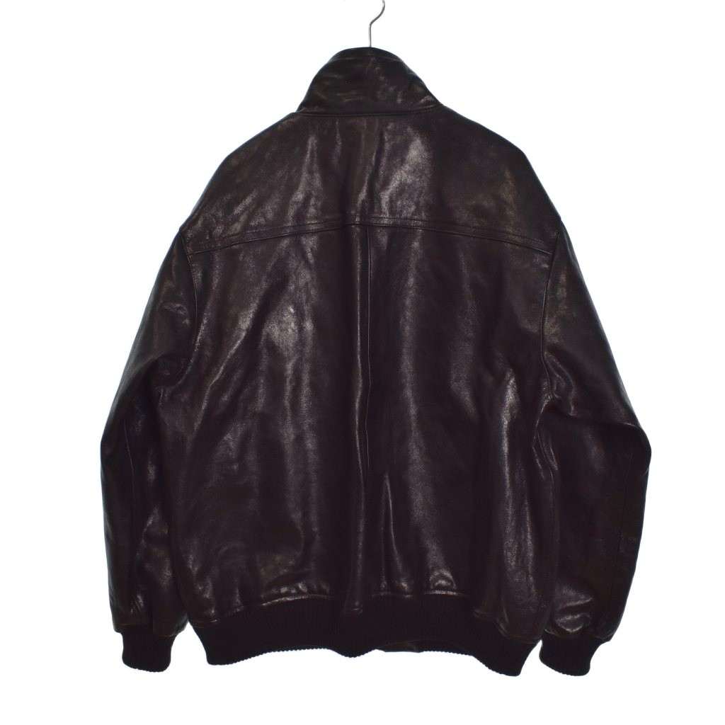 25AW AURALEE レザージャケット　ジップブルゾン 25AW ＜AURALEE＞LAMB LEATHER ZIP BLOUSON