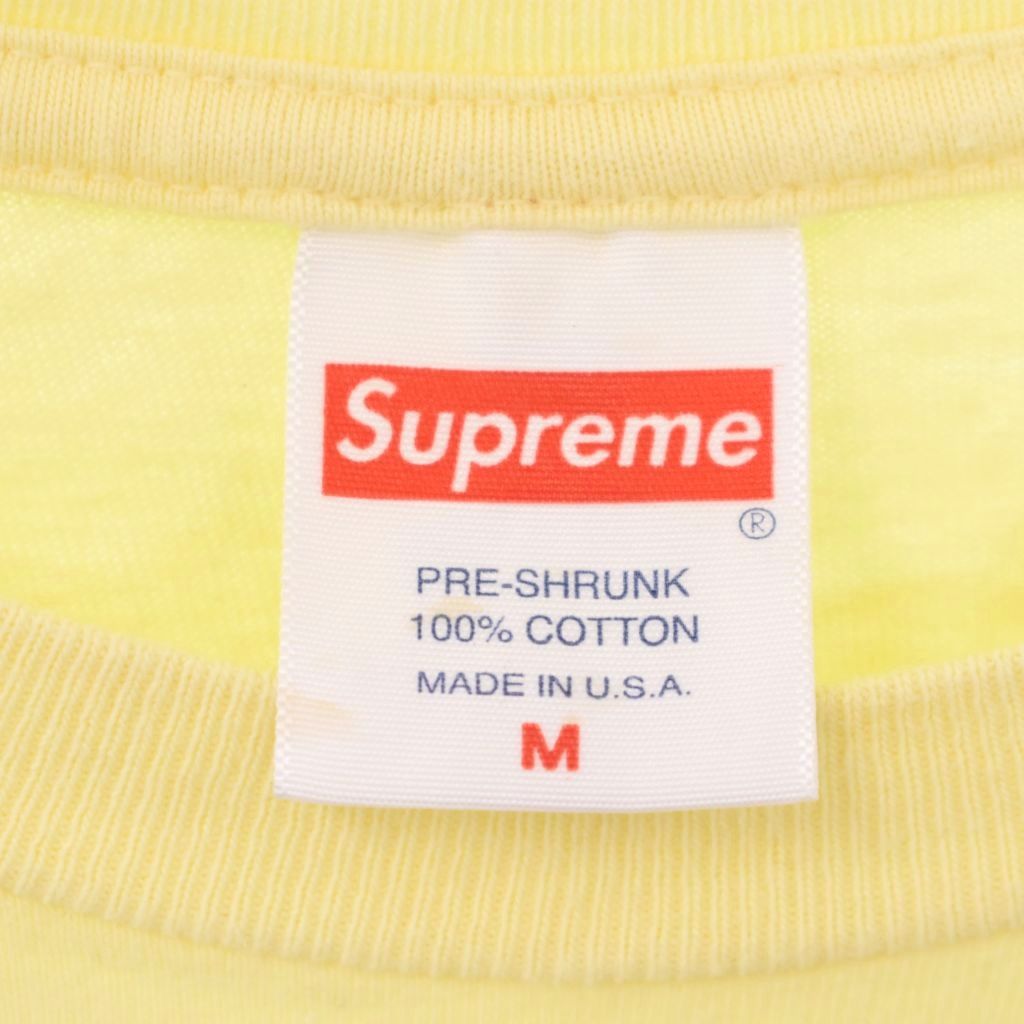 シュプリーム SUPREME 22SS Al Green Tee Tシャツ 半袖 プリント M 黄 イエロー ☆AA★ メンズ
