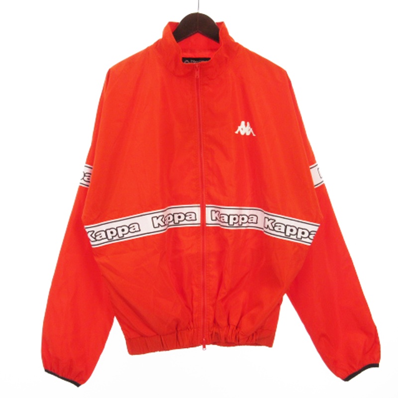 Kappa ウィンドブレーカー オレンジ ブラック