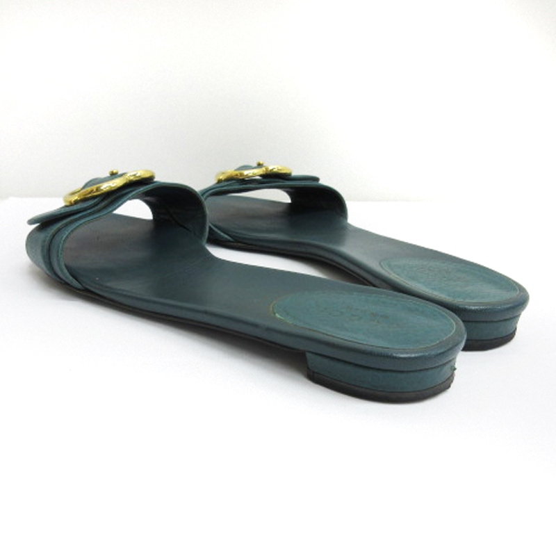 GUCCI グリーン スライドサンダル
