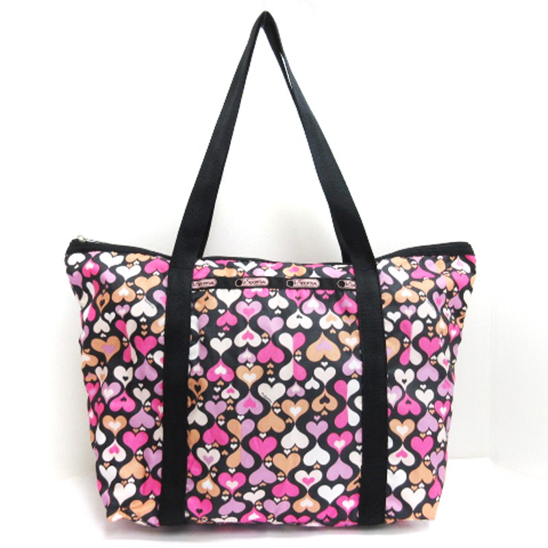 レスポートサック LesportSAC トート バッグ ハート柄 ナイロン レスポートサック LesportSAC トート バッグ ハート柄 ナイロン